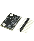 9 Axis MEMS Motion Tracking Sensor Module Low Power IMU Breakout Board For ICM20948 Projects With Easy Integration Time Sync Ready Compact Design Ideal For Microcontrollers And Embedded Systems, black PCB with header pins