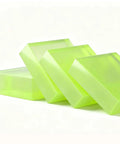 Four Pack Solid Polyurethane Blocks For CNC Machining And Workshop Projects Heavy Duty Urethane Square Stock With Kick Butt Wear Resistance One Millimeter Spacer Cushion Pads Built Tough arranged in green stack.