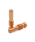 Copper electrodes from Five Piece Electrode And Nozzle Tip Set For PRO-Cut 25 PCT20 80 Plasma Cutting Torch Replacement Parts.