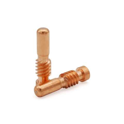 Copper electrodes from Five Piece Electrode And Nozzle Tip Set For PRO-Cut 25 PCT20 80 Plasma Cutting Torch Replacement Parts.