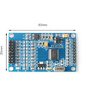 Beast 24Bit 8 Channel ADS1256 ADC Module, 60x35mm board with ADR03 2.5V reference, 30ksps, high-precision data acquisition