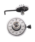 Beefed-Up Torque Gauge Tool Ratchet Wrench With Built-In Torque Meter For Precise Car Repair And Tuning, Half Inch Drive, 360 Degree Readout With Clear Markings, Durable Silver Finish For Long-Lasting Performance, silver 1/2-inch ratchet
