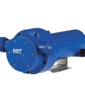 Heavy Duty Electric Tote Pump For Smooth Fluid Transfer And Fast Drainage Built With Rock Solid Stainless Steel Parts Runs On A Steady 12 Volt DC System And Offers Hella Reliable Performance For Daily Shop Tasks Grab This Smooth Operator Today, blue stainless steel construction.