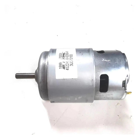 Heavy Duty DC Electric Starter Motor 12V 18V 24V with a pinion gear, ideal for power drills and circular saws.