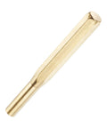 Top Shelf Brass Pin Punch Five Sixteen Inch Non Marring Alignment Driver for Watch Repair Jewelry Crafting, showing the brass tool.
