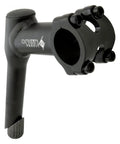 Pro Fit MTB Quill Stem 180mm For 1 Inch Steerer 31.8mm Clamp Alloy Black 4 Bolt Handlebar Clamp 25 Degree Rise