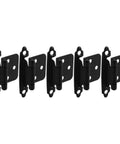 Spring Loaded Self Closing Door Hinges For RV And Cabinet Doors Heavy Duty Steel With Semi Concealed Half Overlay Design, set of six