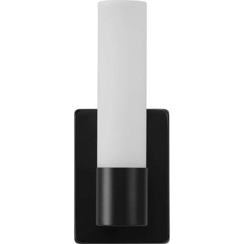 Blanco LED Collection Black One Light LED Wall Bracket for Modern Homes sleek black finish rectangular base
