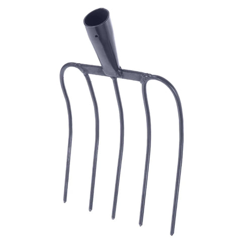 Heavy Duty Handheld Manure Fork For Farming And Gardening A Real Workhorse Solid Iron Grass Fork for easy composting