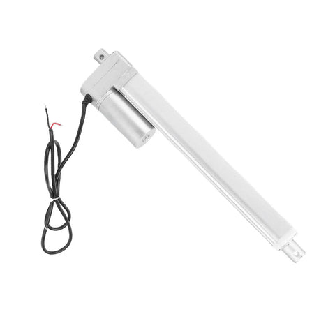 Heavy Duty Electric Linear Actuator With Quiet Limit Switch For Tripod And Projector Lift, Featuring Durable Aluminum Build, 1500n Force, And Smooth Silent Motion Control For Home Or Pro Setup, aluminum actuator with motor.