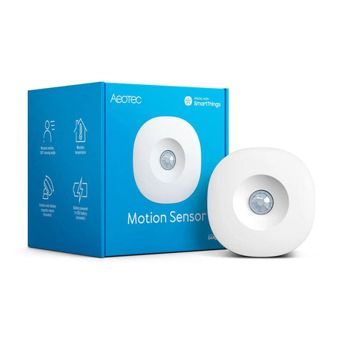 SmartThings Motion Sensor Zigbee Magnetic Mount With Easy Tilt For Quick Motion Alerts and 24/7 Home Monitoring front view