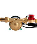Home Shower Water Pressure Booster Pump 115V 60Hz Three Quarter Inch Outlet 90W Auto Boost Pump With Flow Switch, brass body