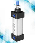 Double Acting Pneumatic Cylinder With Lightweight Aluminum Body For Industrial Automation SC40X100 side view