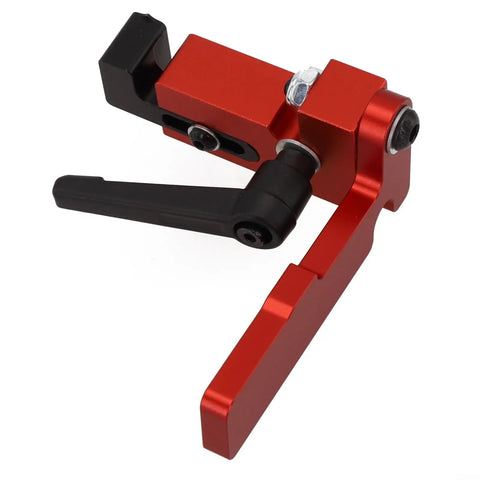 Close-up of DIY Ready Heavy Duty T Slot Miter Track 75 Type T Rail Router Fence for precision woodworking