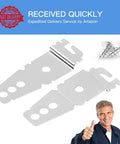 4 Pack Undercounter Dishwasher Upper Mounting Brackets With Screws Replaces WP8269145 AP3039168 PS393134 Durable Mounting Bracket Kit