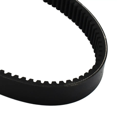 875VC3830 Variable Speed Drive Belt For R8 3HP Bridgeport Style Milling Head Replacement Part black toothed belt on white background