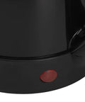 Close-up of the base and red indicator light of a 12V Car Water Heater Portable Electric Kettle With Auto Shut Off Safety.