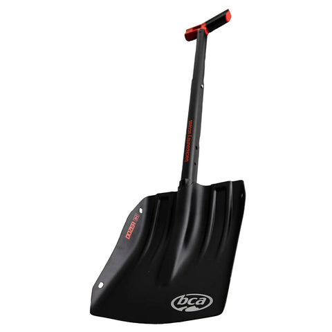 Dozer 2HS Avalanche Shovel With Ovo Concave Shaft Low Profile Beefy Blades And Cored Handles For A Strong Lightweight Packable Rescue Tool Black
