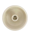 Close-up of Five Pack Replacement Rotary Dimmer Fan Speed Control Knob Set With D Shaped Shaft Ivory Finish Quarter Inch Diameter