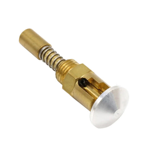 Heavy Duty Motorcycle Carburetor Fast Idle Screw And Manual Choke Plunger For Precision Throttle Control and Smooth Cold Starts, metal construction.