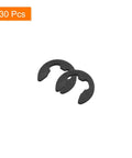 External Retaining Rings 30 Pack 5.25mm E Clip Snap Rings Pro Grade Kit for valves and electrical appliances made from 65Mn carbon steel