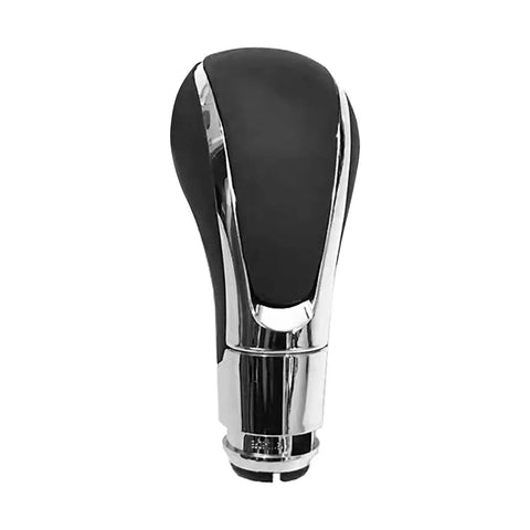 Upgrade Your Drive With This Durable Car Interior Shifter Head Transmission Gear Shift Lever Knob That Boasts A Super Comfy Grip And Sleek Metal Plastic Build For Easy Direct Install No Mods Needed On Many Models, black metal plastic shift knob
