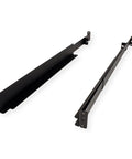 Rackmount rails for Professional Grade 19 Inch Rackmount Kvm Console featuring 8 Port Switch for server management.