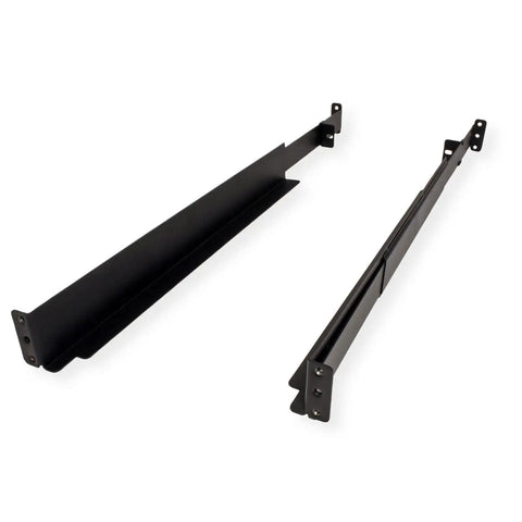 Rackmount rails for Professional Grade 19 Inch Rackmount Kvm Console featuring 8 Port Switch for server management.