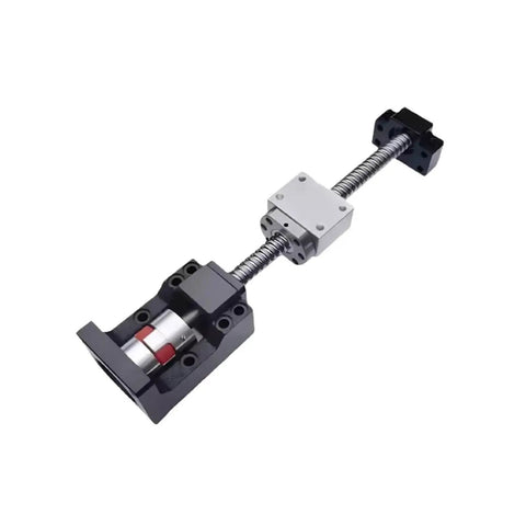 Heavy Hitter Cnc Ball Screw Kit Sfufu2010 Premium Carbon Steel Transmission Shaft For Precision Engraving Equipment With Rock Solid Motor Spindle Bundle 900Mm showing a close-up of the assembly with detailed components.