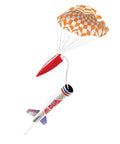 Hands On Intermediate Model Rocket Kit For Ages 10 And Up With Parts Decals Recovery Parachute And Easy To Follow Step By Step Instructions