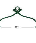 32 Inch Log Lifting Tongs Heavy Duty Grapple For Lumber Skidding And Logging Grabber with 32-inch jaw fully open.