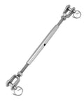 Stainless Steel Closed Jaw Rigging Screw Turnbuckle For Marine Boat Yacht M12, heavy duty with closed jaw ends.