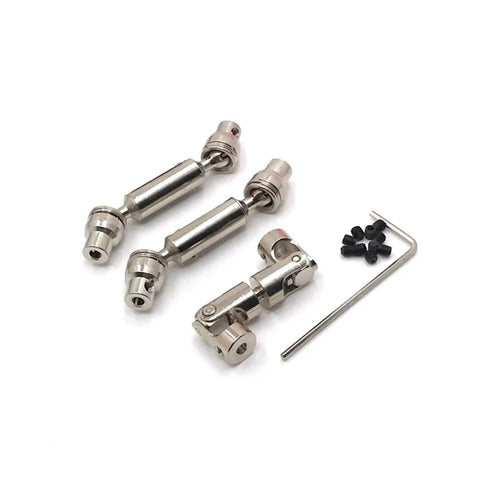 Heavy Duty Metal Drive Shaft Kit For 1x16 6WD RC Cars B16 B36 Upgrade Spare Part Durable Easy Install High Torque Power Transfer And Smooth Operation For Tough RC Trails, metal shafts with joint