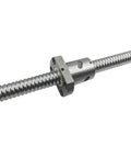 High Speed Sfy Ball Screw Kit With Anti Backlash Preload Nut And Bk Bf Bearing Caps showing chromium steel shaft and nut.