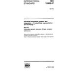 Solid Industrial Automation Standard Part 47 For Shape Variation Tolerances And Product Data Exchange Covering Dimensions Specs document cover