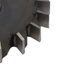Close-up of Gear Cutter Disc Set With HSS Milling Tools For Industrial Gear Machining And Metal Milling, showing teeth detail