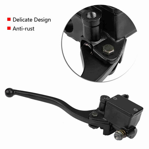 Beefed Up Aluminum Motorcycle Brake Master Cylinder For ATV Rancher Sportrax Rincon 250 350 400 450 Black High Performance