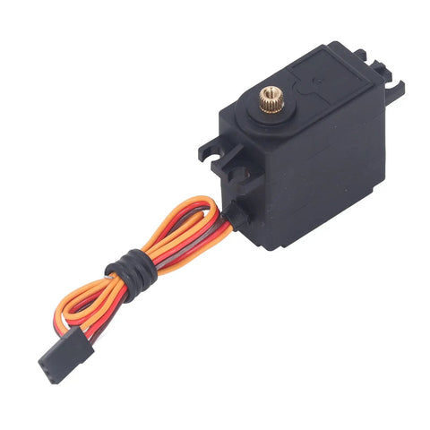Heavy Duty RC Servo Motor With Copper Gears And Rock Solid Plastic Housing For ZD Racing Dbx07 1/7 Scale RC Cars, matte black.