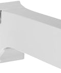Zura Diverter Tub Spout Chrome Finish, Pull Up To Redirect Water, Six And One Eighth Inch Reach, Modern Geometric Style