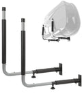 Heavy Duty Universal Roof Box Wall Mount Pair Offering Rock Solid Grip and Quick Fold Mechanism with Cushioned Foam Sleeves