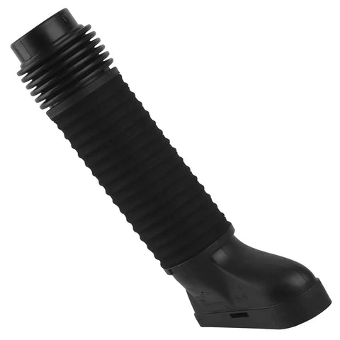 Black Mercedes-Benz C250 M271 W204 air intake hose replacement 2012-2015, plug and play duct boot 2710900982 2710900682 side view