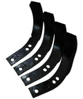 8 Piece Replacement Tiller Tines Set For 6554J 4459J 4460J 6555J Compatible With Craftsman And Other Tillers Heavy Duty Steel Curved Blades