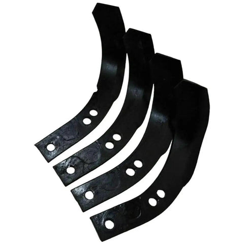 8 Piece Replacement Tiller Tines Set For 6554J 4459J 4460J 6555J Compatible With Craftsman And Other Tillers Heavy Duty Steel Curved Blades