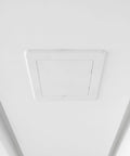 Straight Up White Abs Access Panel Cover For Ceiling Maintenance And No Sweat Pipe Concealing Universal Drywall Patch Seamless Drain Tube Shield Smooth Indoor Plumbing Solution on ceiling