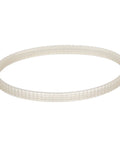 Easy Fit 370mm Lathe Belt Replacement for MX400 MX600 MX750 Polyurethane Belt displayed on white background