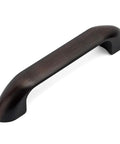 Oil Rubbed Bronze Cabinet Hardware 10 Pack Handle Pulls With 3-1/2 Inch Hole Centers, 4-3/4 Inch Overall Length, side view