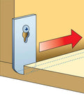 Superior Slide Pins Roll Out Smooth As Glass And Zero Sweat Install With Unshakable Track Alignment For Closets Barn Cabinets And Furniture Doors Pack Of Four Rugged Hardware, detailed steel pin installation guide.