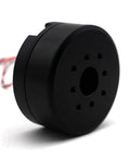 Tiny Yet Mighty 16V Brushless Servo Motor With Hollow Flat Pan Tilt Head And 12 Bit Encoder, front view