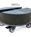 Heavy Duty Plant Caddy On Wheels With 3.0mm Aluminum Alloy Frame Supports Round Pots Up To 12 Inch And 500 Pounds