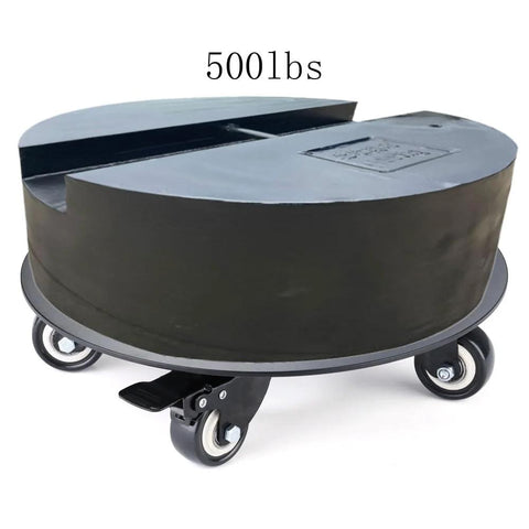 Heavy Duty Plant Caddy On Wheels With 3.0mm Aluminum Alloy Frame Supports Round Pots Up To 12 Inch And 500 Pounds